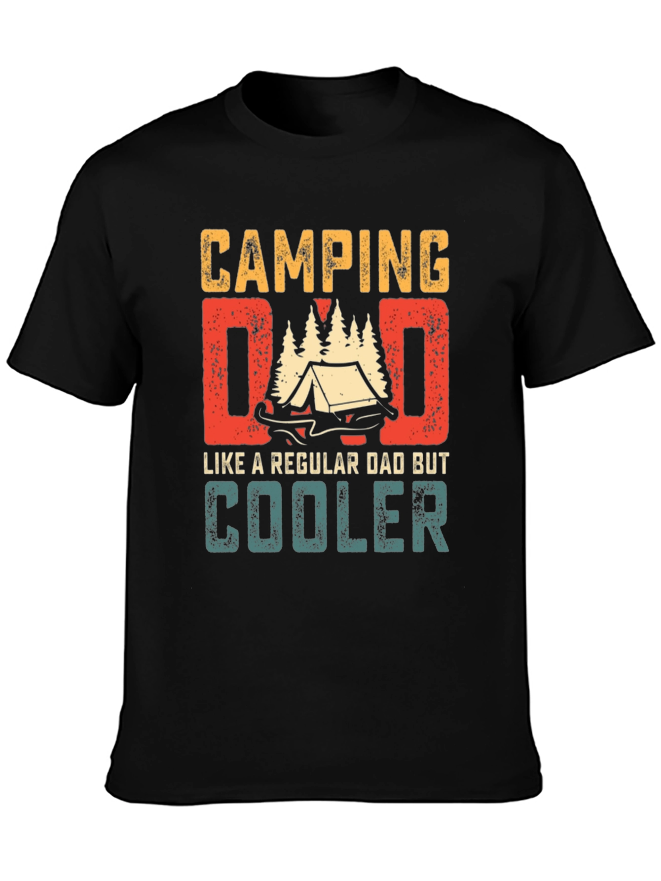 Camping Dad T-Shirt - Cooler Than Regular Dads!