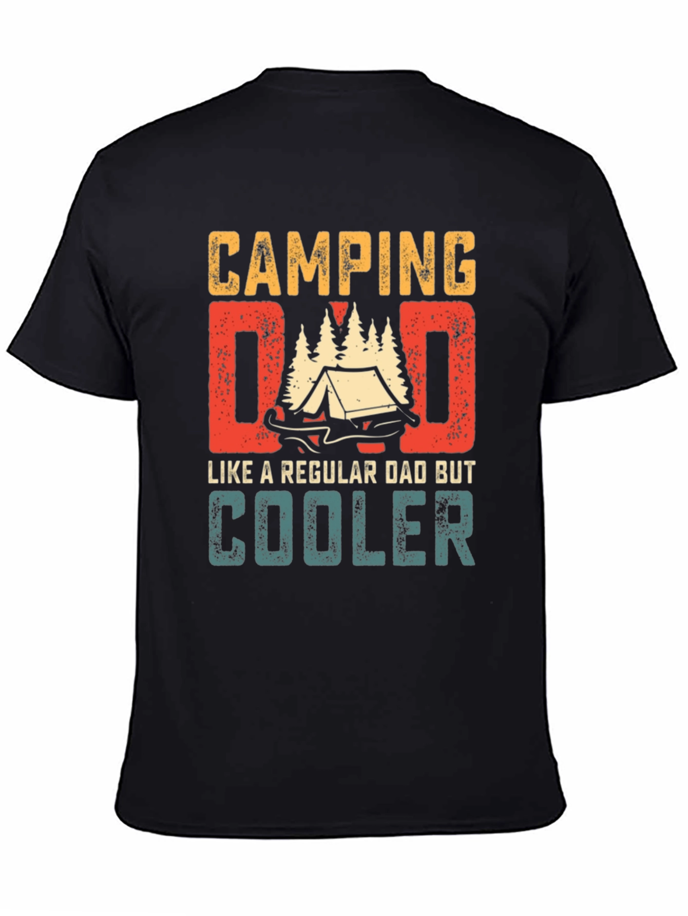 Camping Dad T-Shirt - Cooler Than Regular Dads!