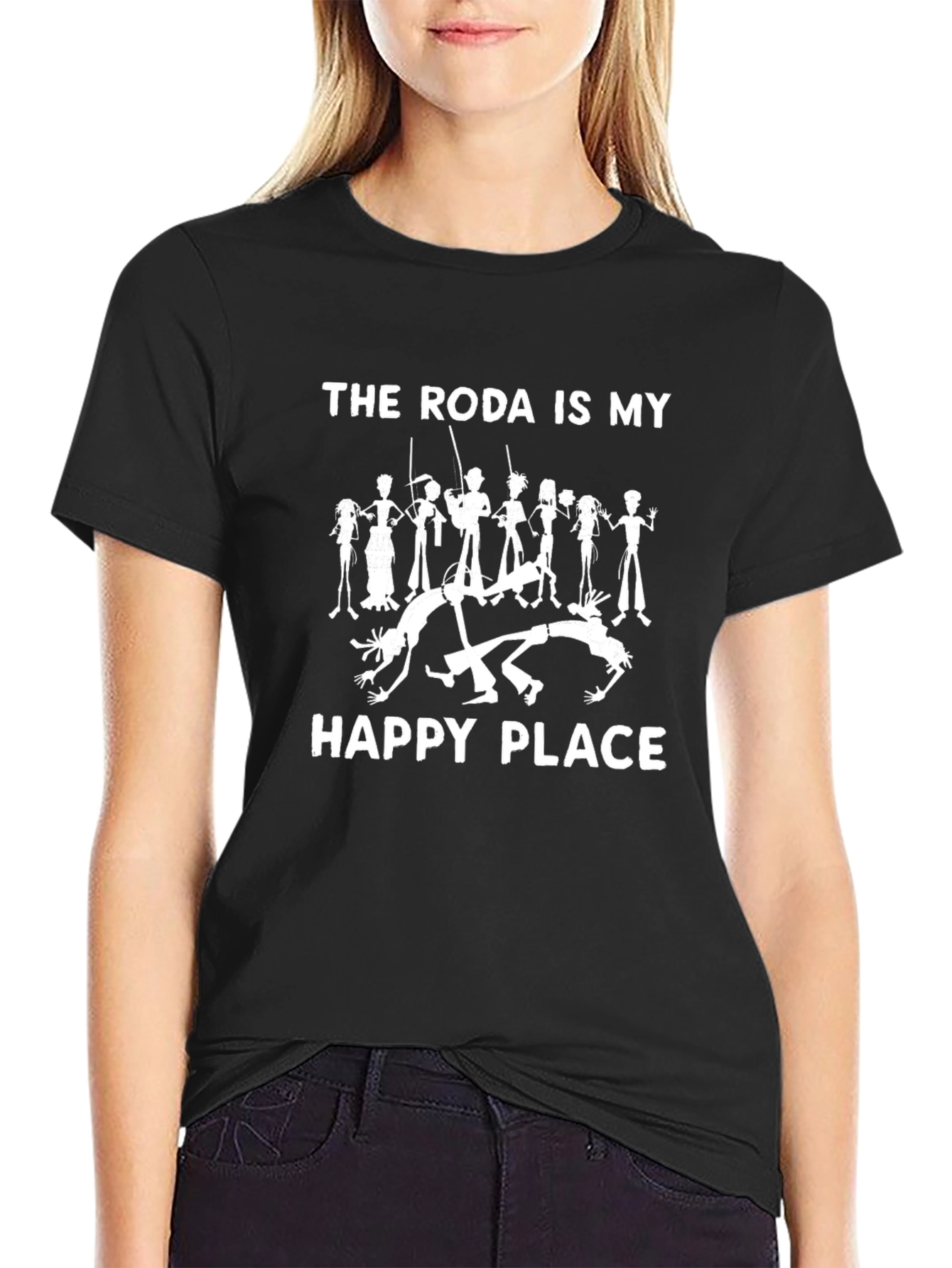 Capoeira Roda Is My Happy Place Graphic Tee
