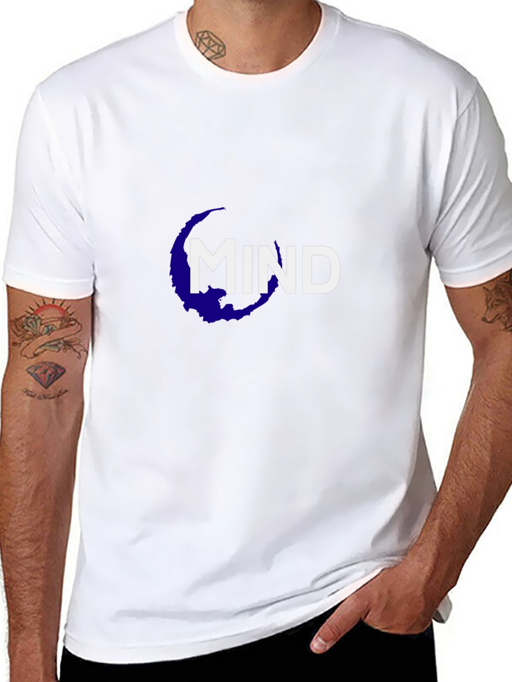 Mind Graphic Tee - Unisex Black T-Shirt