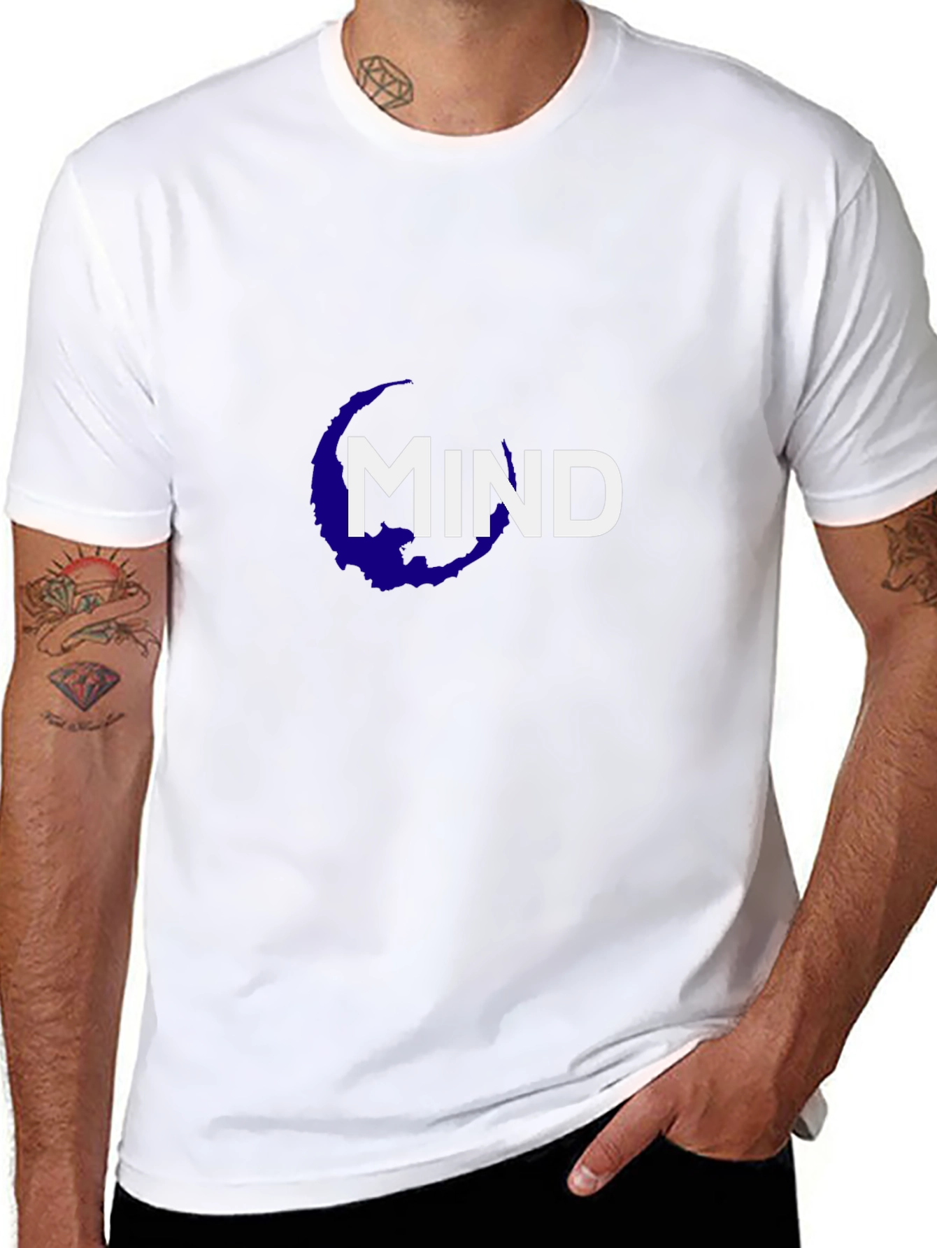 Mind Graphic Tee - Unisex Black T-Shirt
