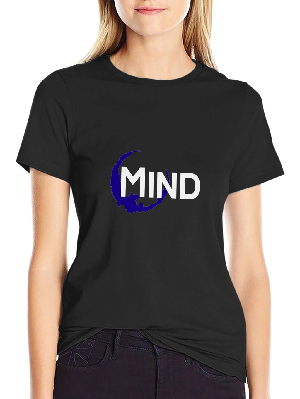 Mind Graphic Tee - Unisex Black T-Shirt