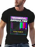 Technical Difficulties Black T-Shirt