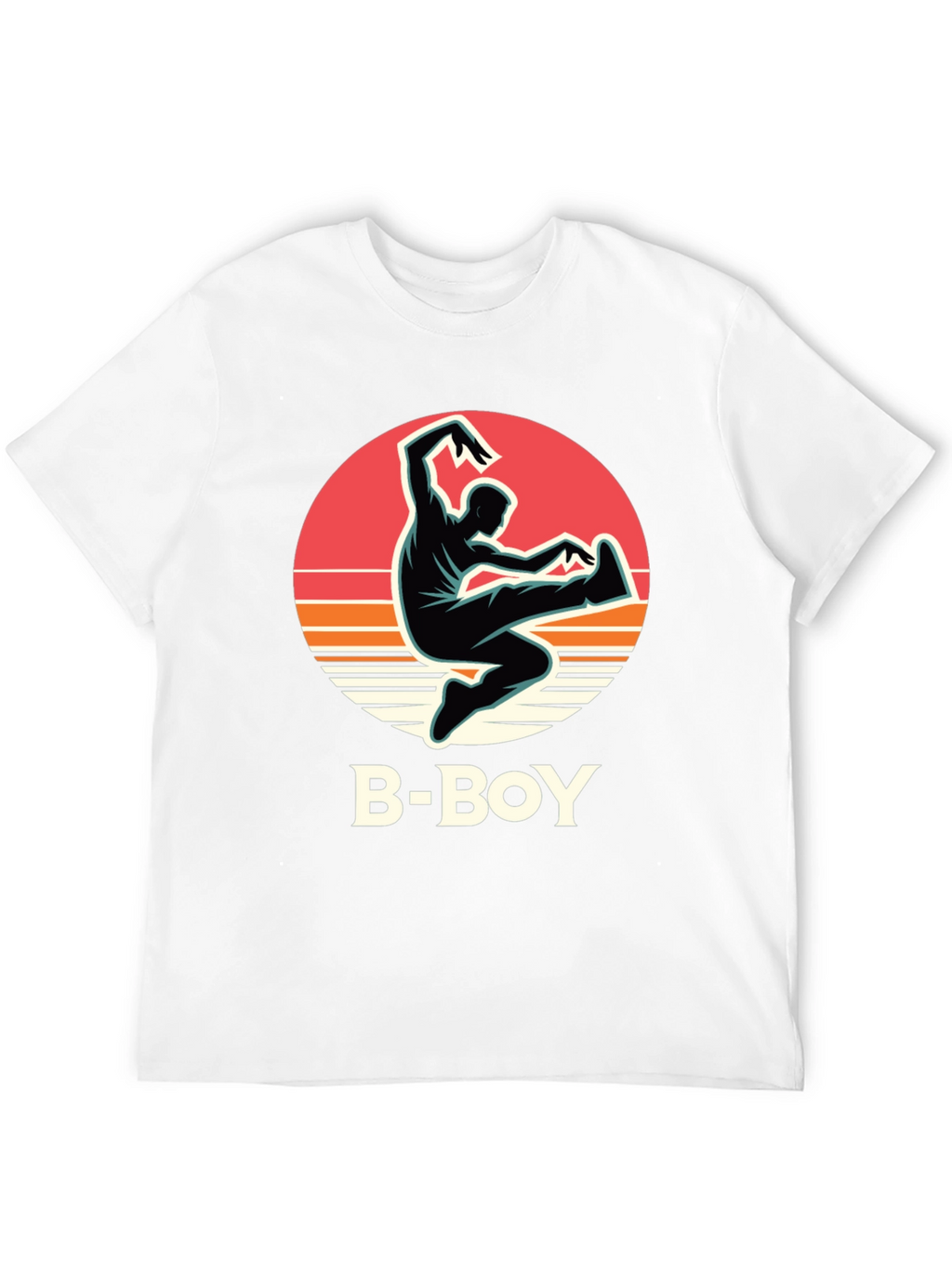 B-Boy Graphic Tee - Retro Dance Style