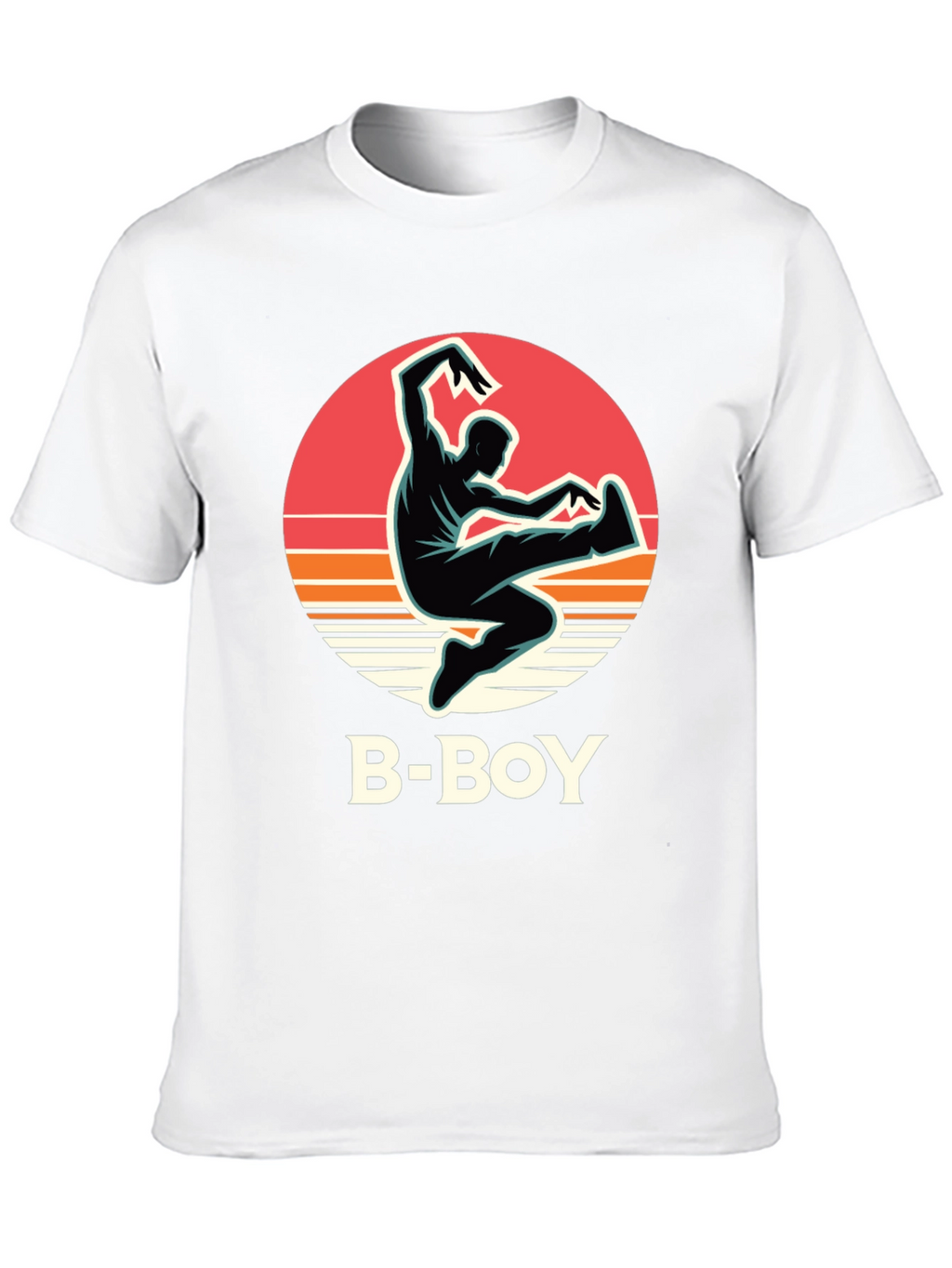 B-Boy Graphic Tee - Retro Dance Style