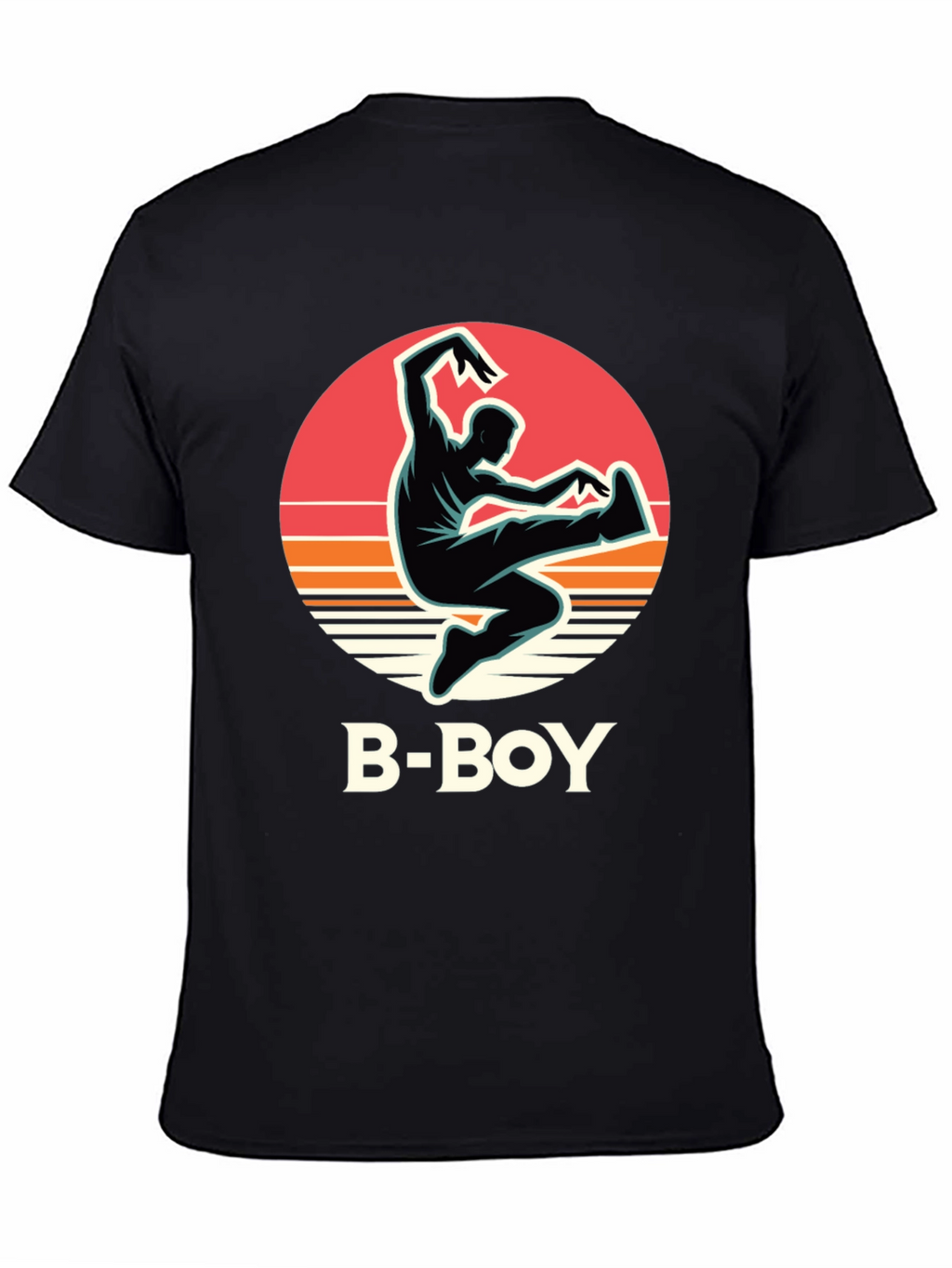 B-Boy Graphic Tee - Retro Dance Style