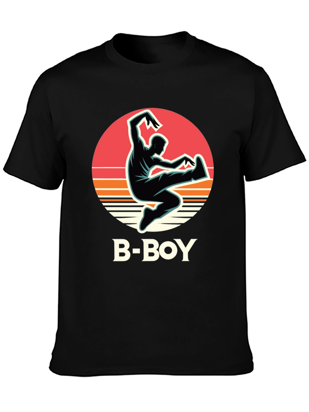 B-Boy Graphic Tee - Retro Dance Style