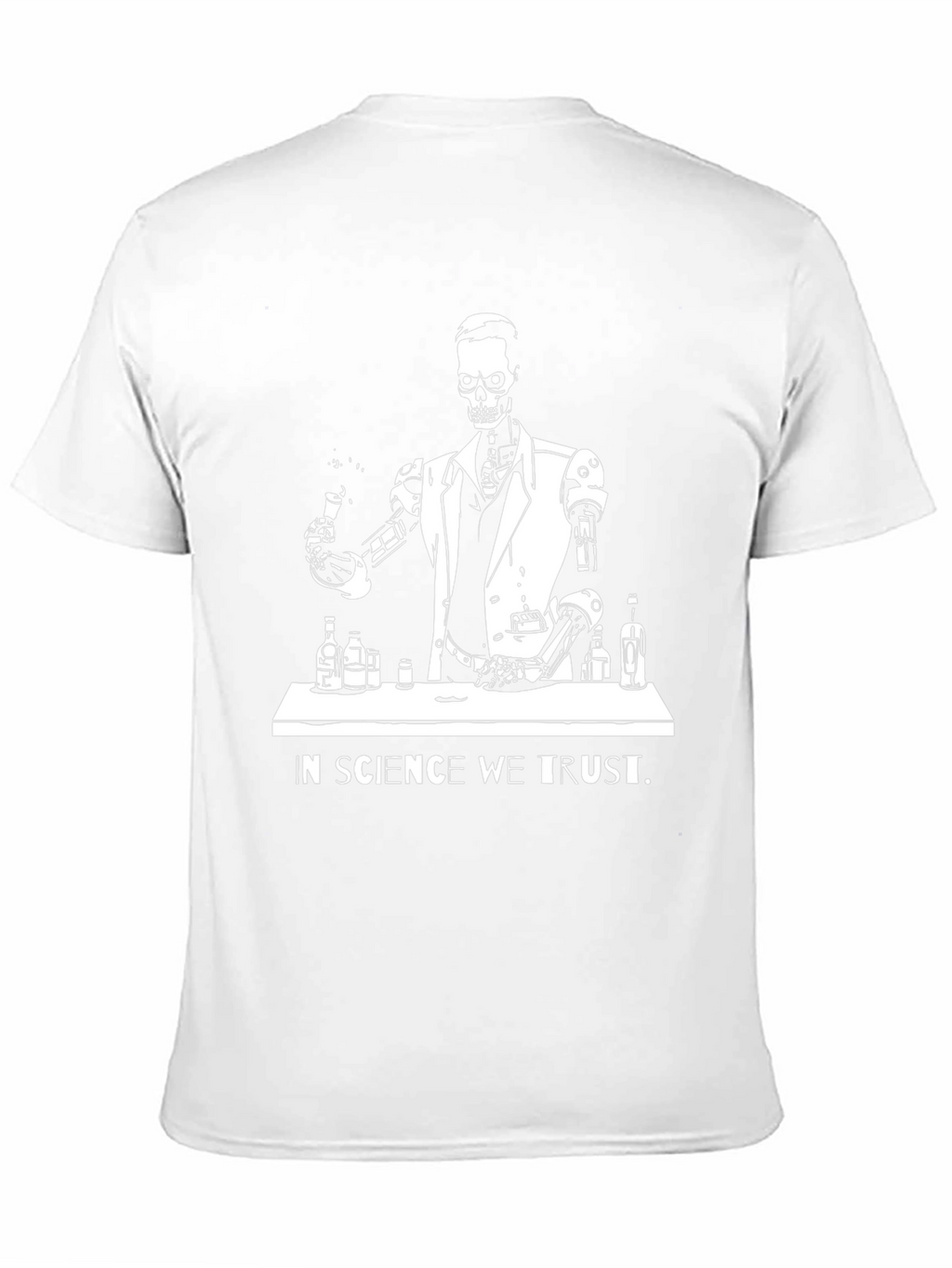 Science Skeleton T-Shirt - In Science We Trust