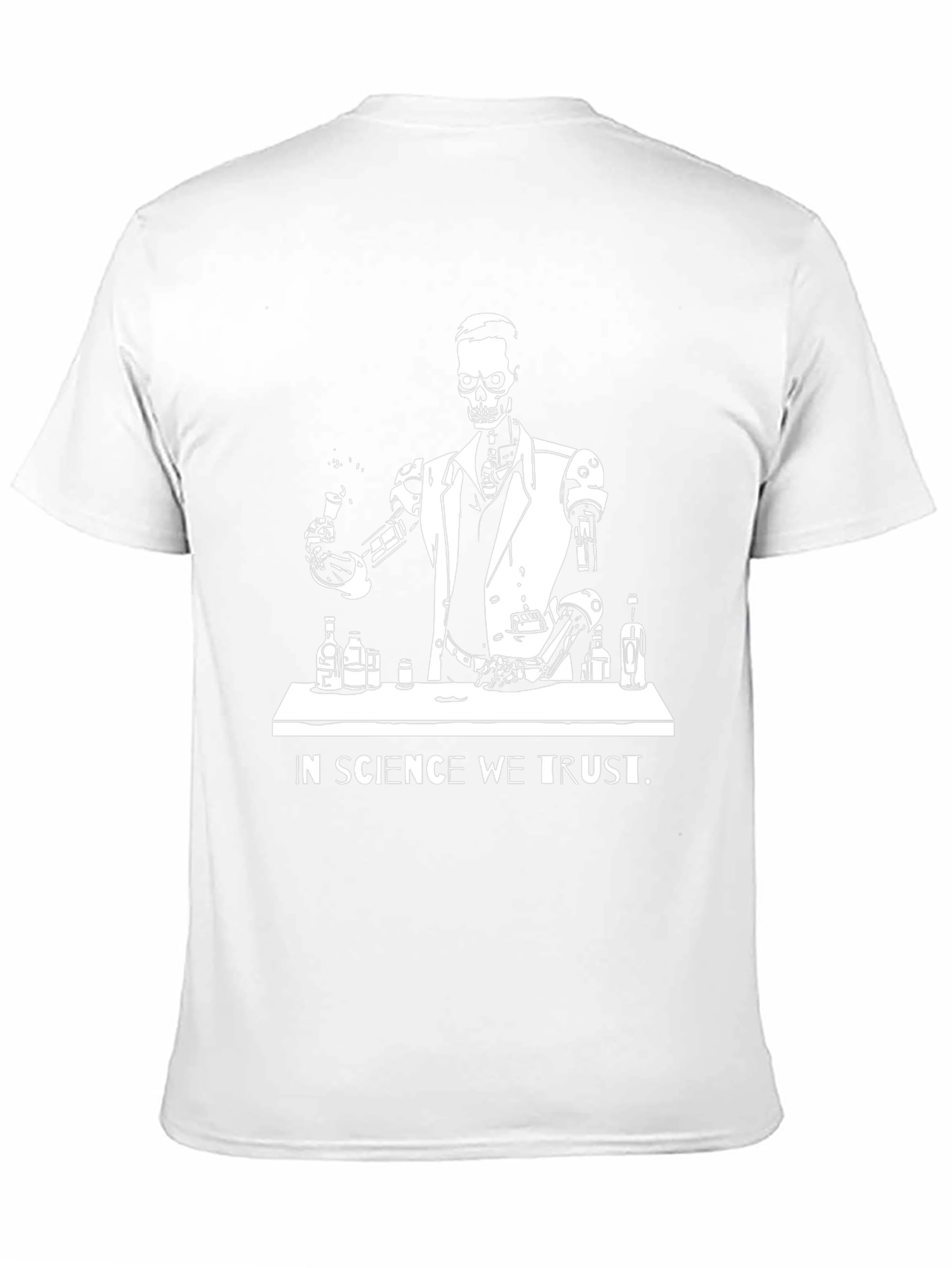 Science Skeleton T-Shirt - In Science We Trust