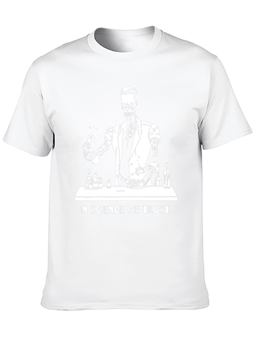 Science Skeleton T-Shirt - In Science We Trust