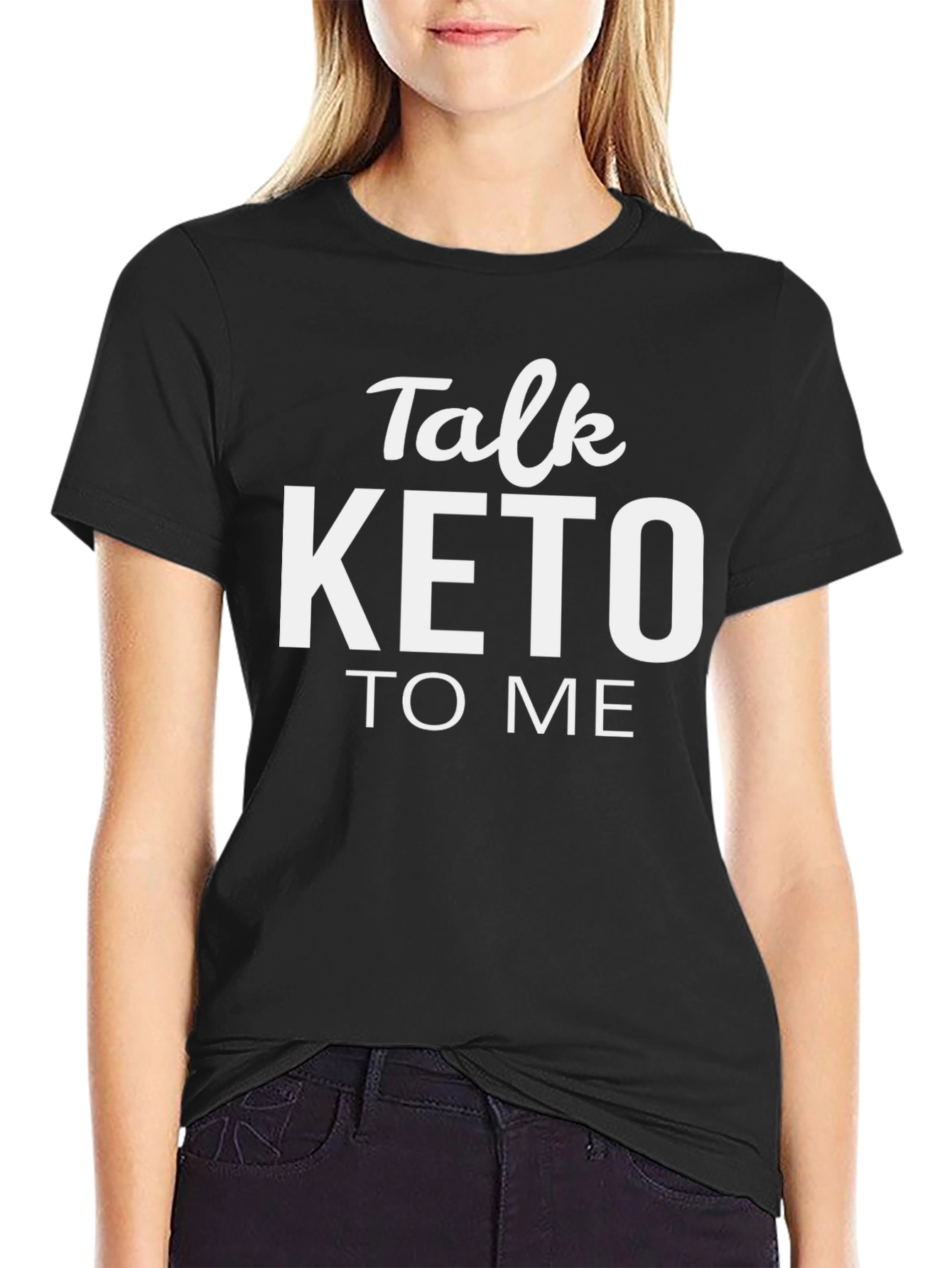 Talk Keto To Me T-Shirt - Trendy Diet Tee