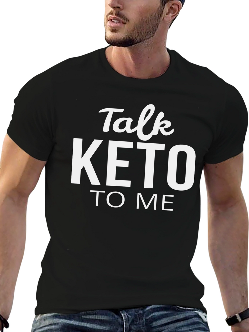 Talk Keto To Me T-Shirt - Trendy Diet Tee