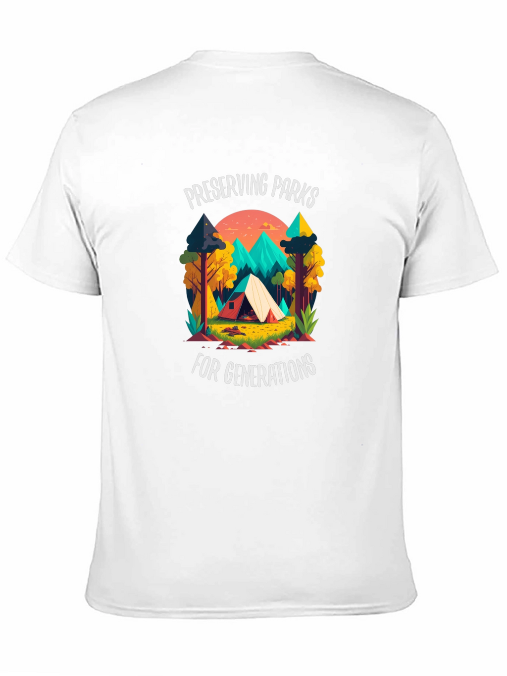 Preserving Parks Tee - Camping Adventure