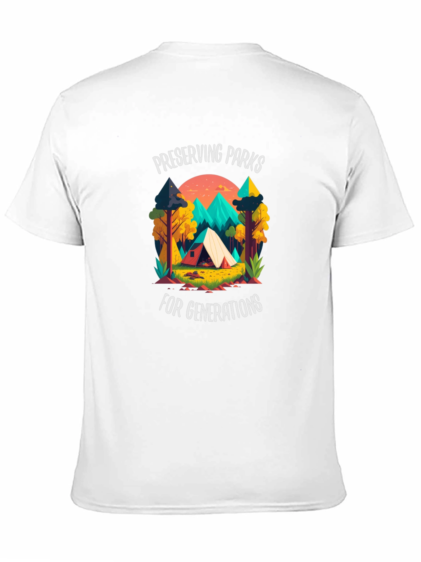 Preserving Parks Tee - Camping Adventure