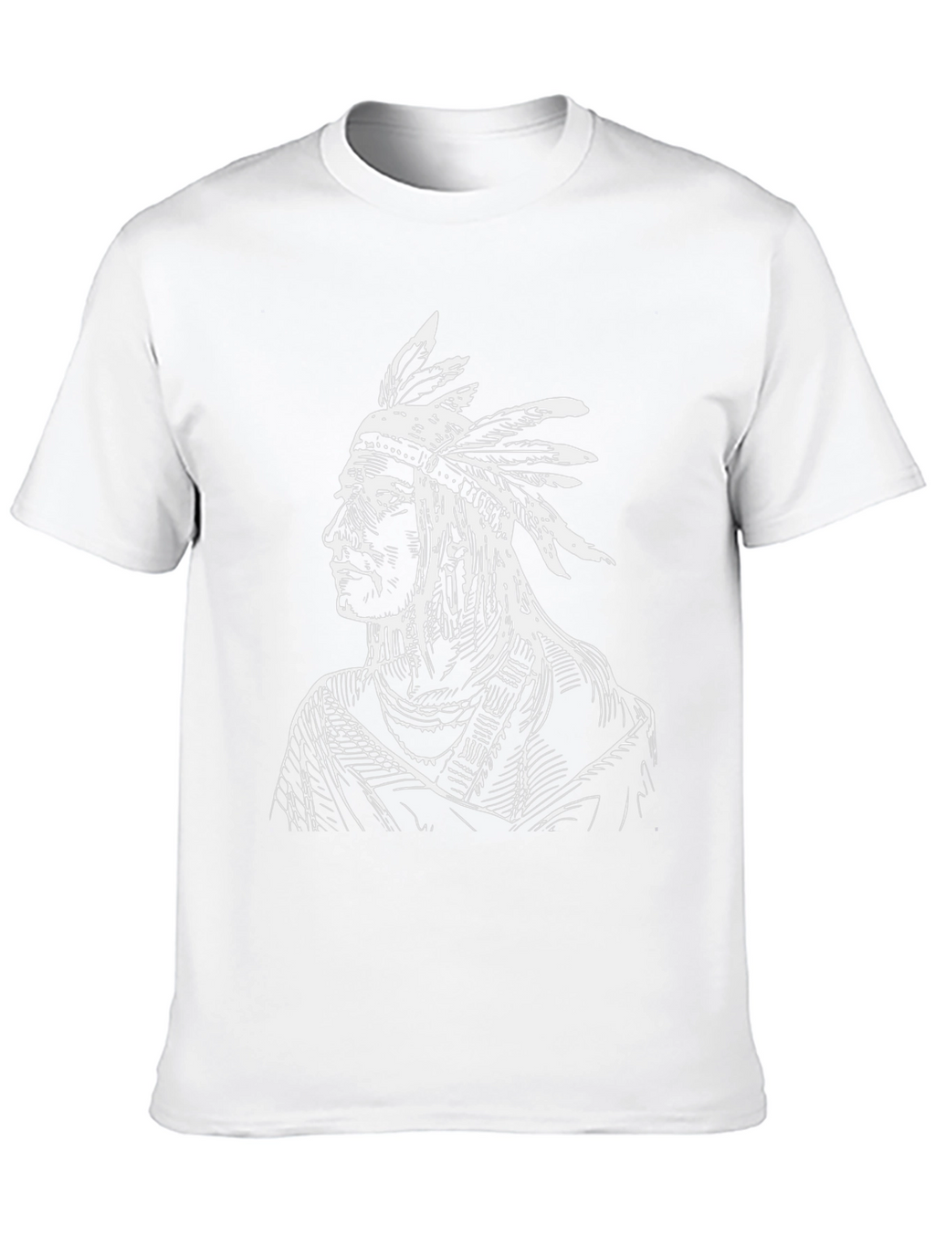 Native American Graphic Black T-Shirt