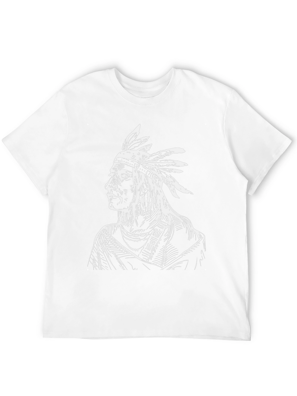 Native American Graphic Black T-Shirt