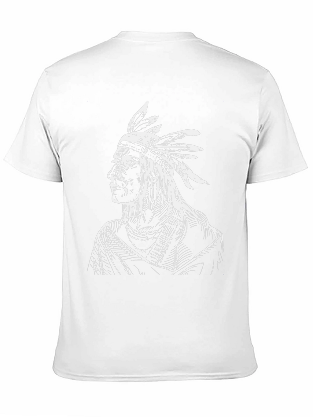 Native American Graphic Black T-Shirt
