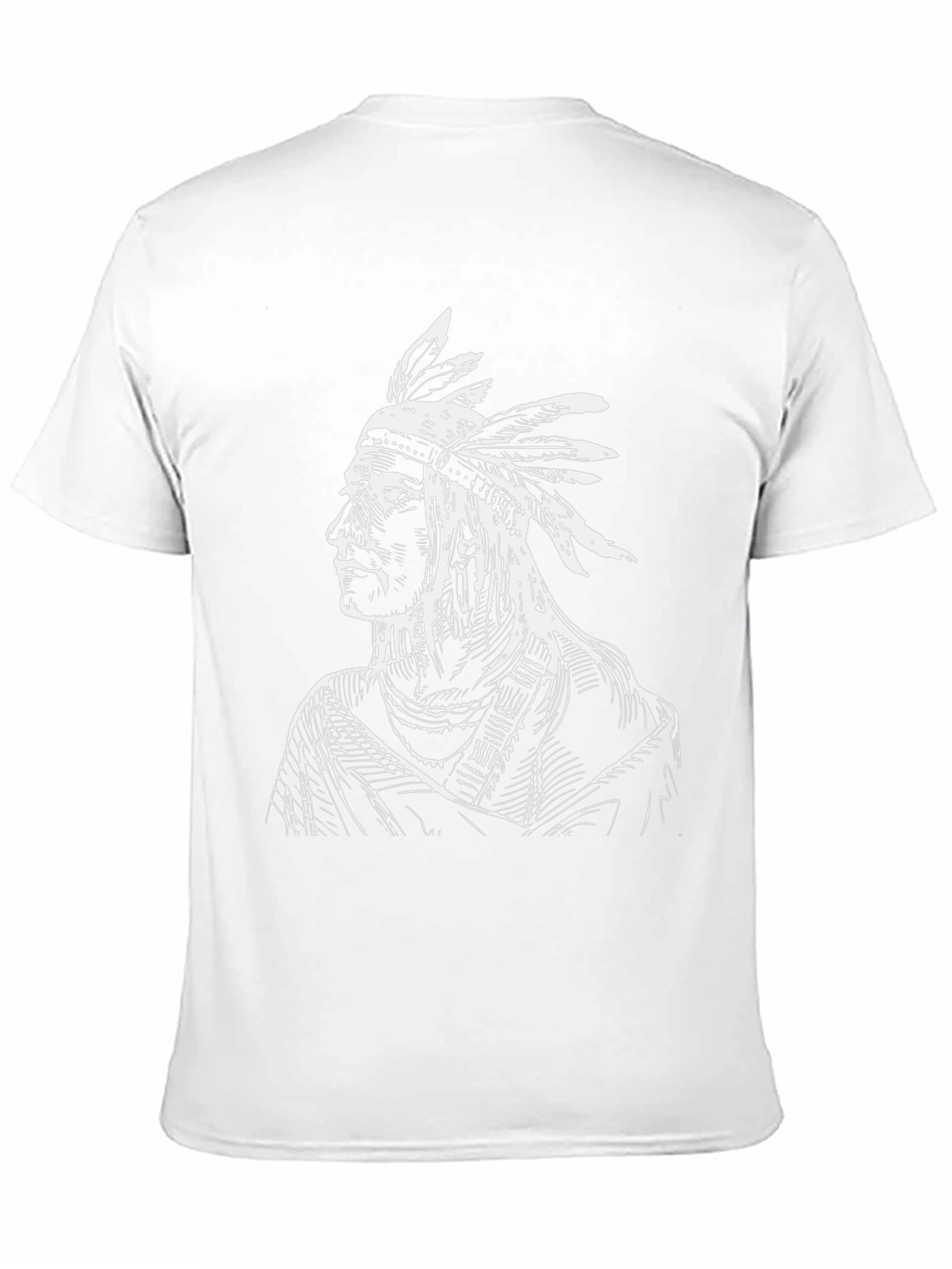 Native American Graphic Black T-Shirt
