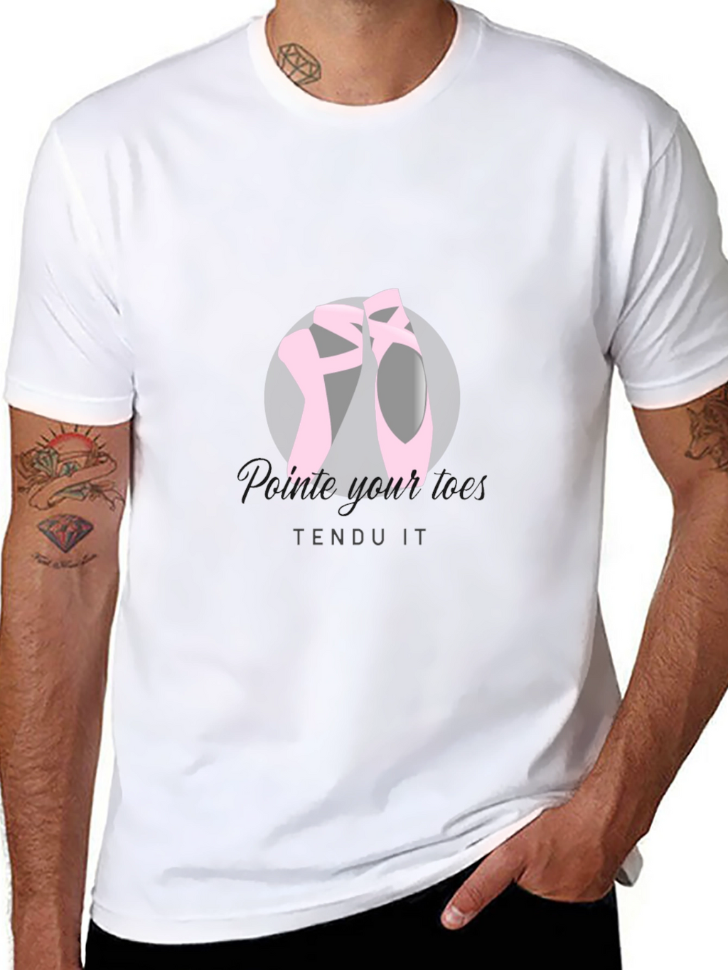 Ballet Pointe Shoes T-Shirt - Tendu It!