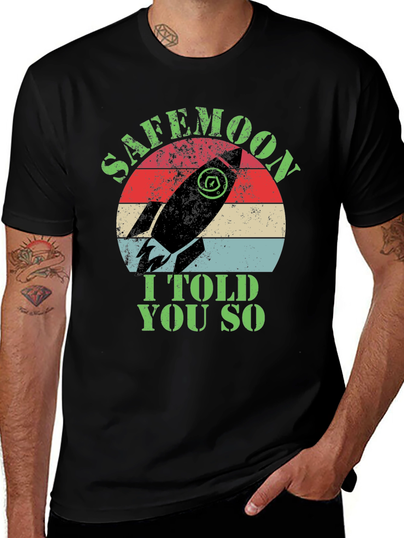 Safemoon I Told You So Black T-Shirt