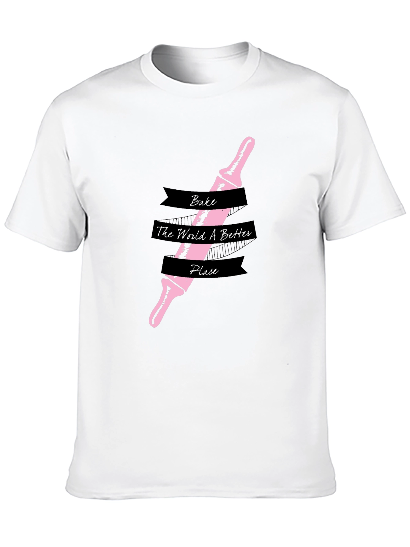 Bake the World Better T-Shirt - Rolling Pin