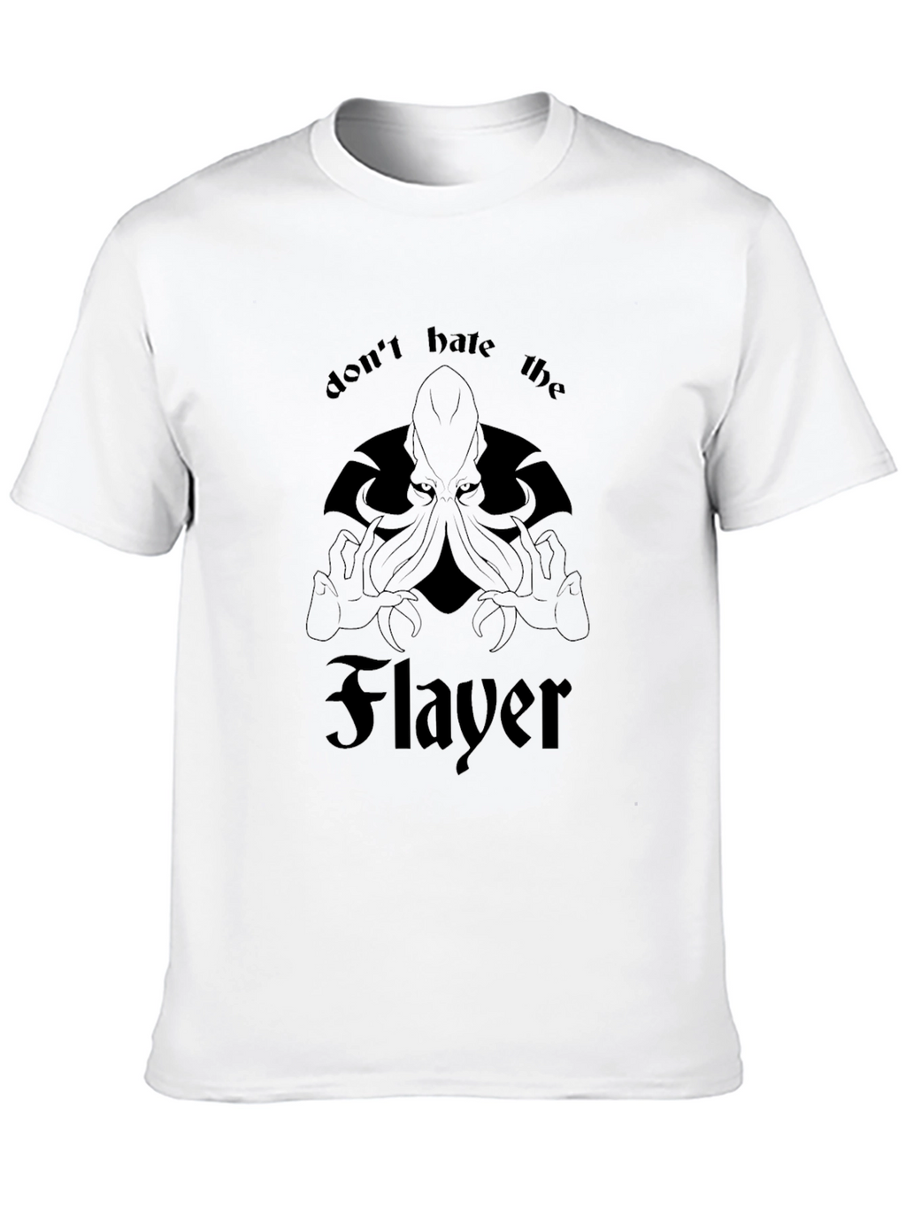Dont Hate the Flayer Graphic Tee - Black