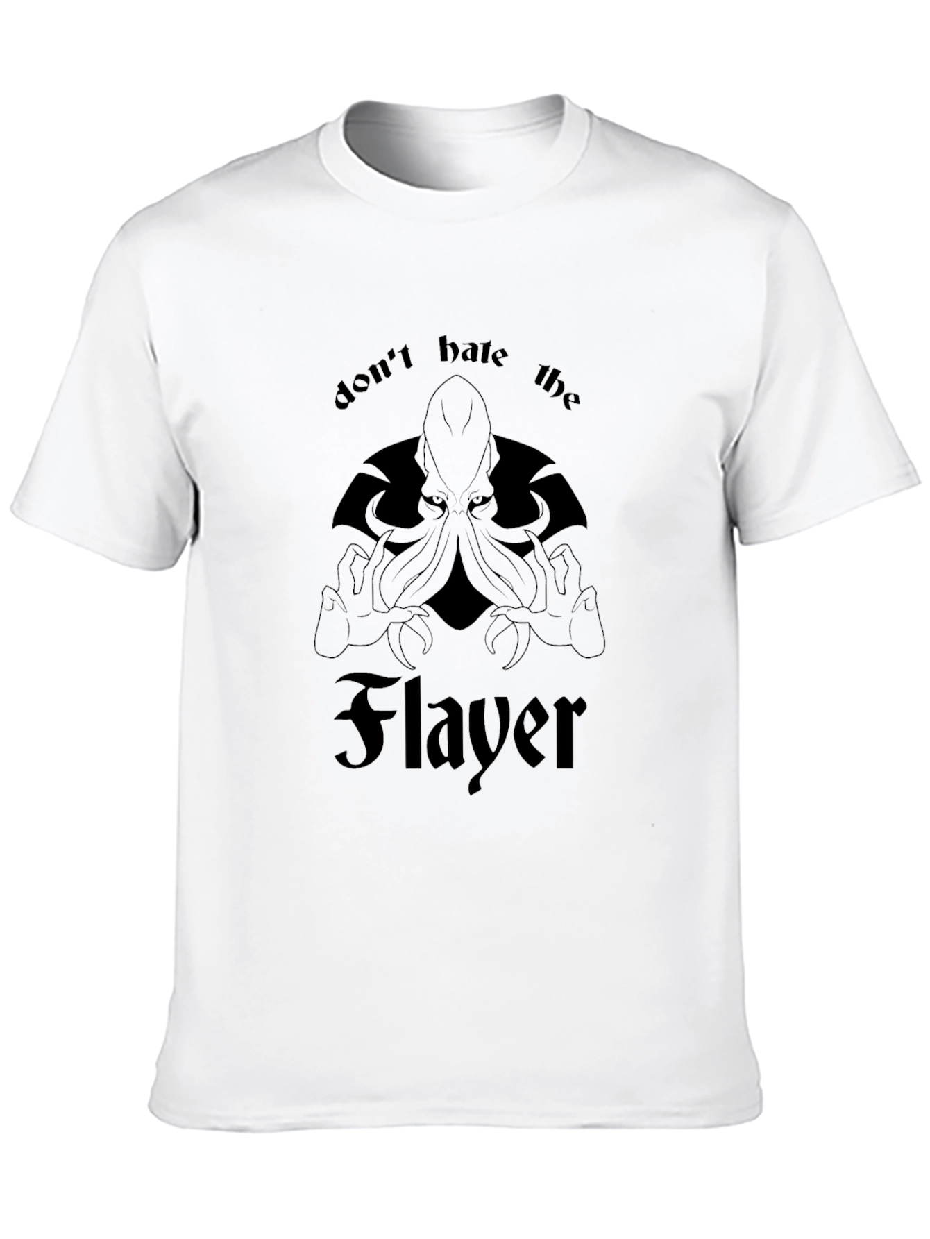 Dont Hate the Flayer Graphic Tee - Black