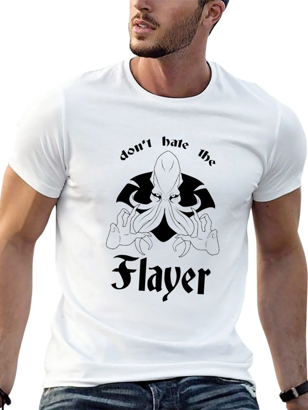 Dont Hate the Flayer Graphic Tee - Black