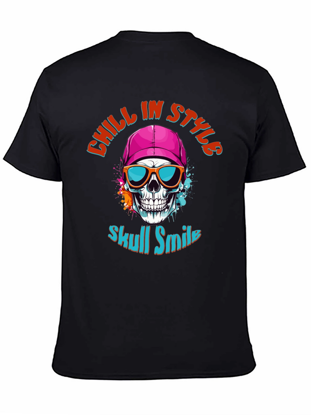 Skull Smile Graphic T-Shirt: Chill in Style