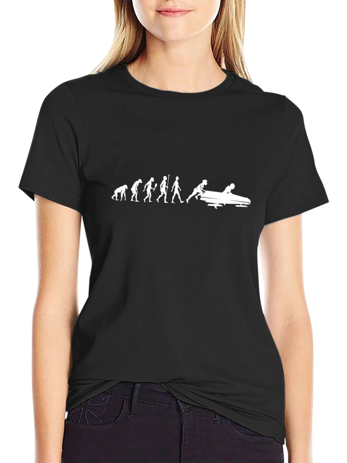 Evolution of Bobsleigh Funny T-Shirt