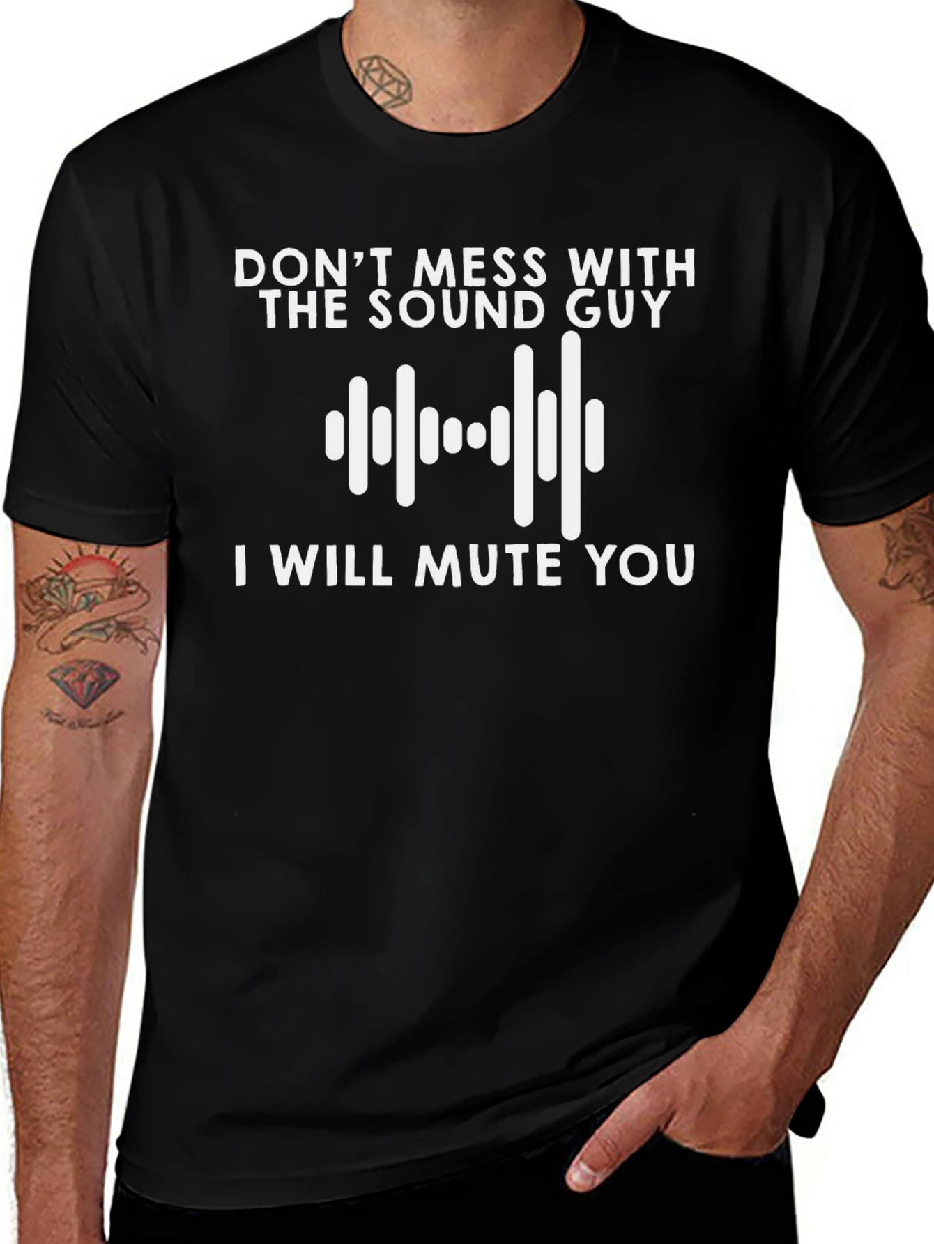 Dont Mess With The Sound Guy Graphic Tee