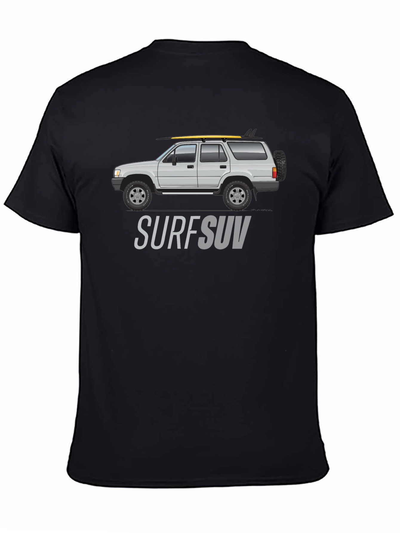 Surf SUV Graphic T-Shirt - Black