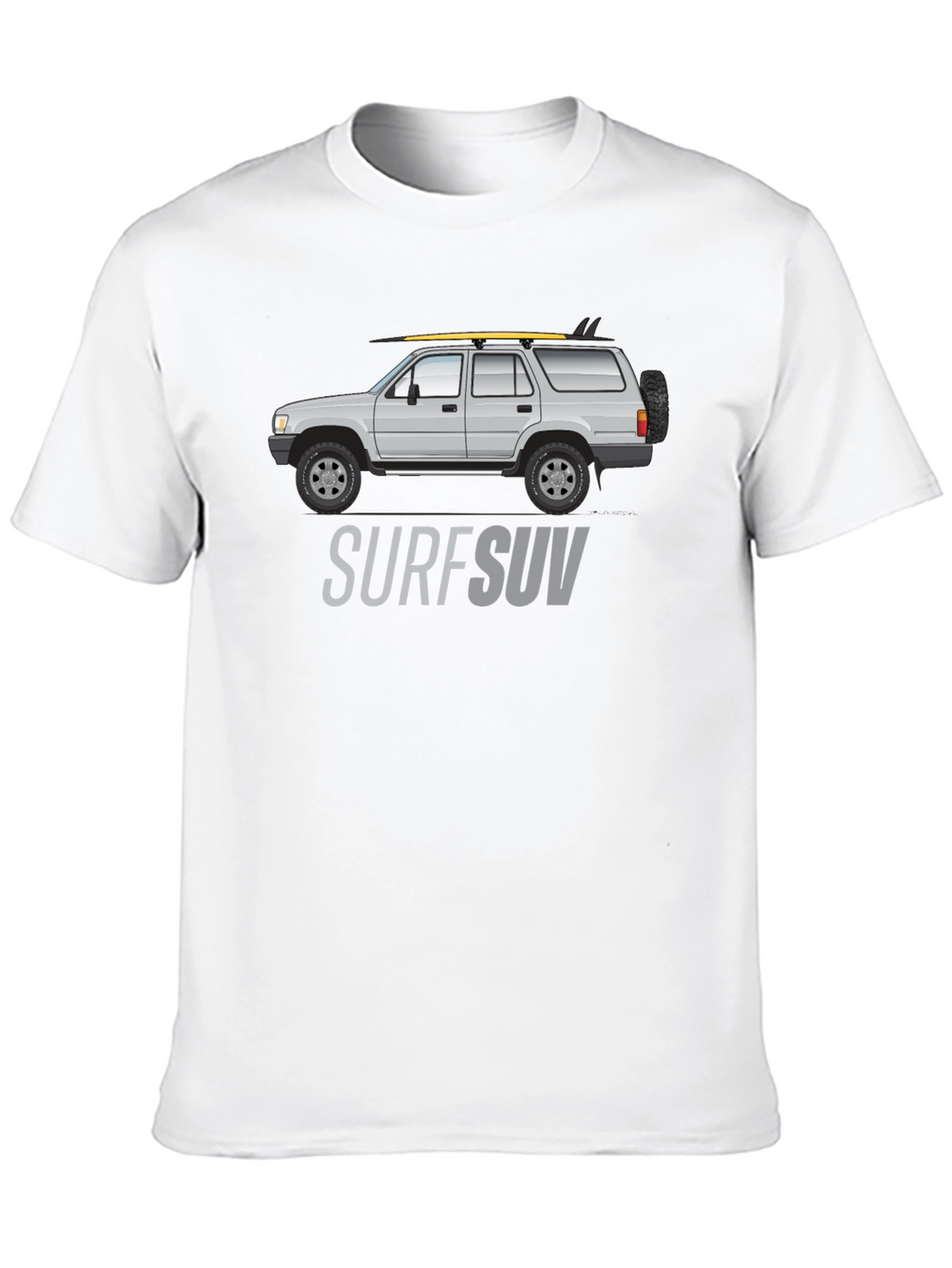 Surf SUV Graphic T-Shirt - Black