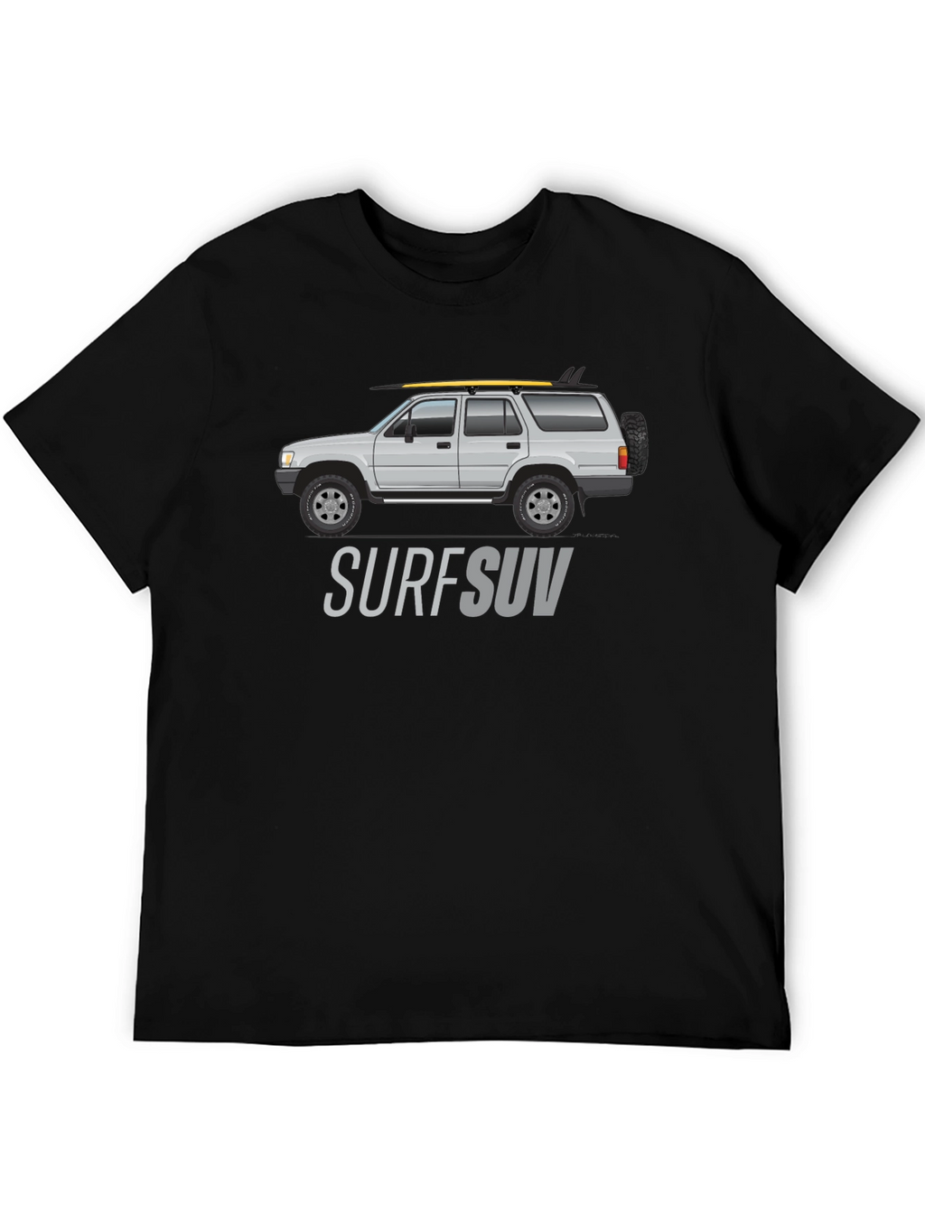 Surf SUV Graphic T-Shirt - Black