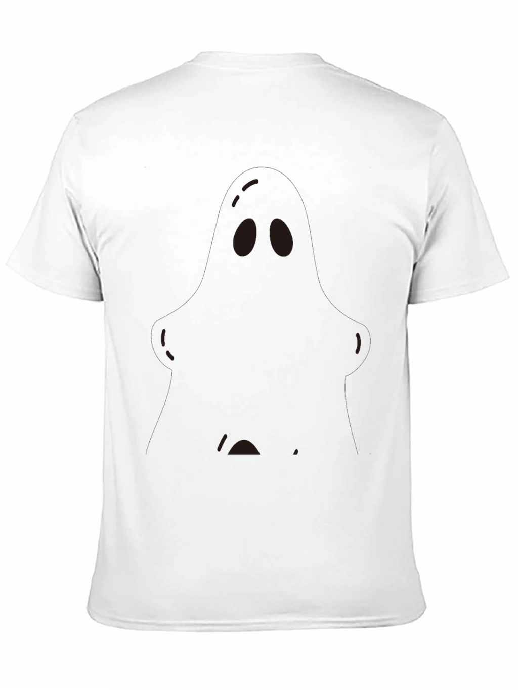 Mens Black Crewneck T-Shirt with Graphic