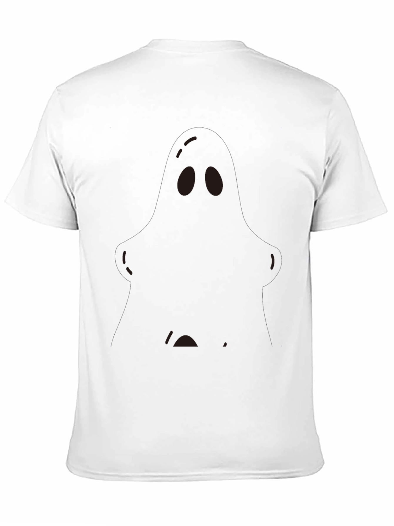 Mens Black Crewneck T-Shirt with Graphic