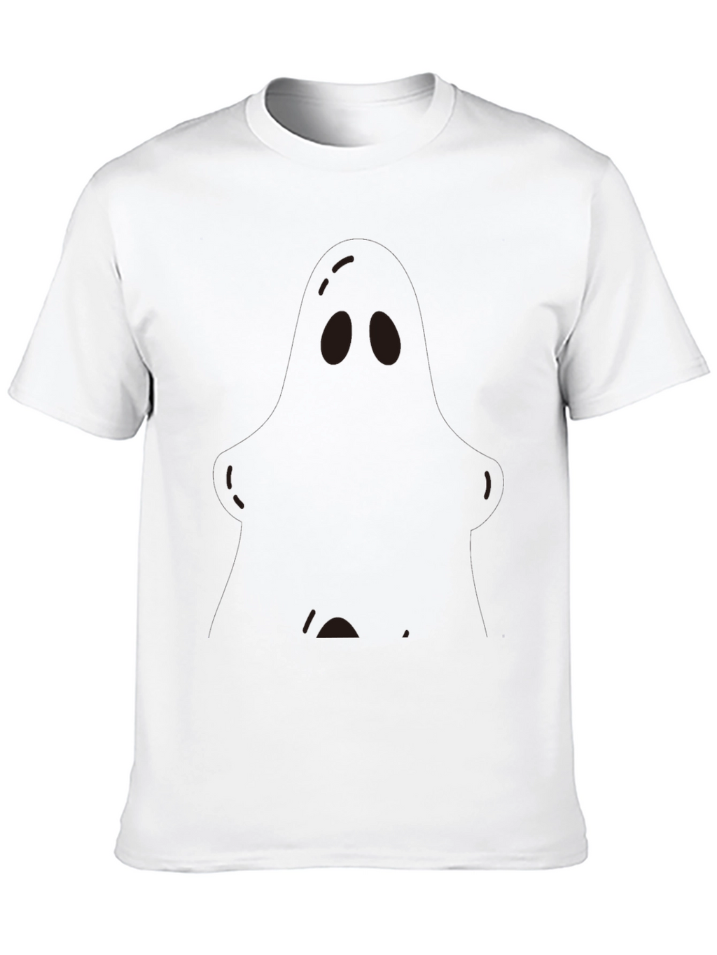 Mens Black Crewneck T-Shirt with Graphic
