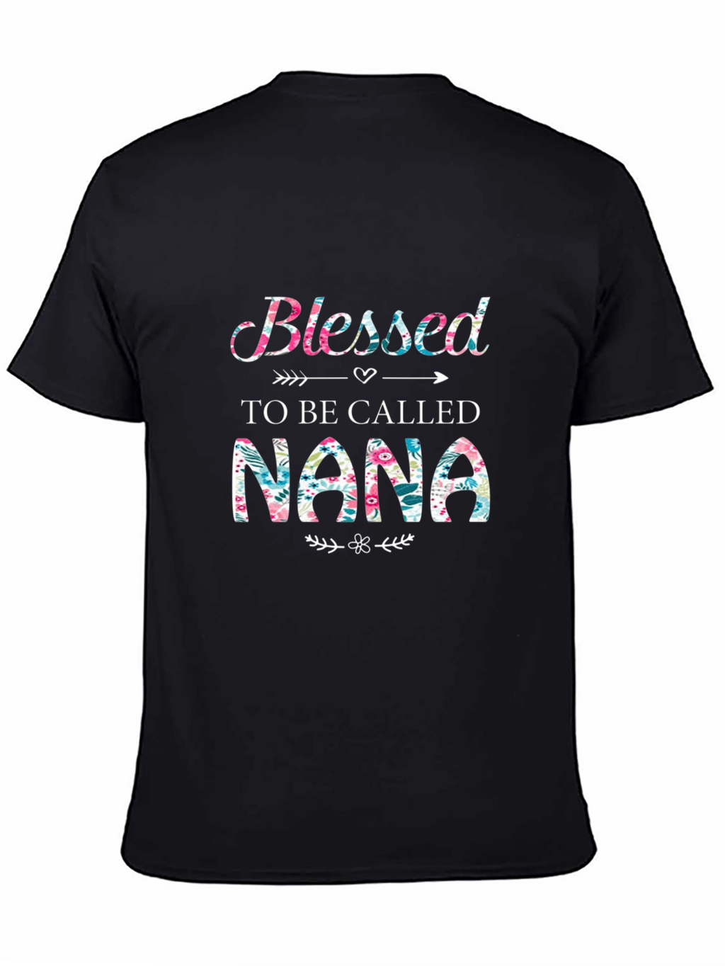 Blessed Nana Floral T-Shirt