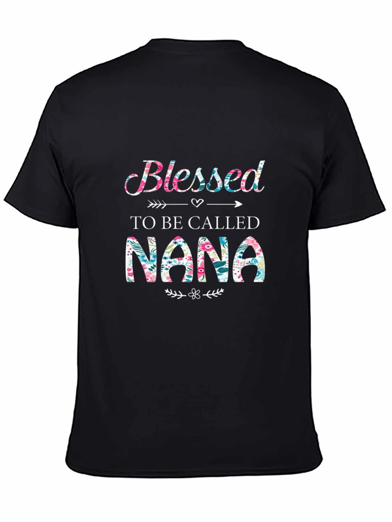 Blessed Nana Floral T-Shirt