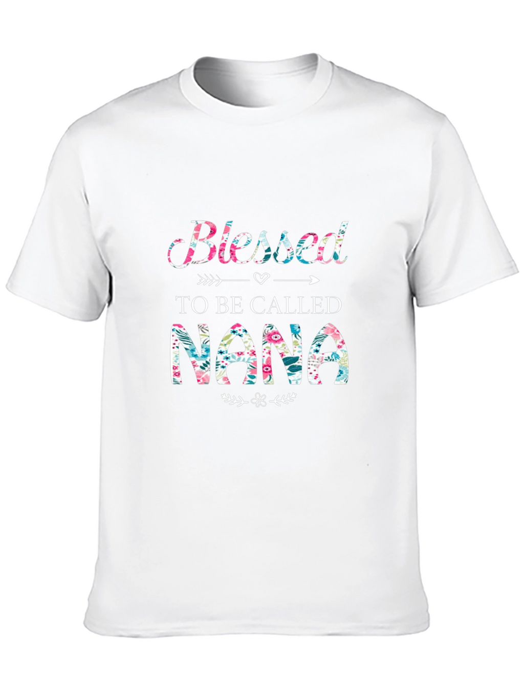 Blessed Nana Floral T-Shirt