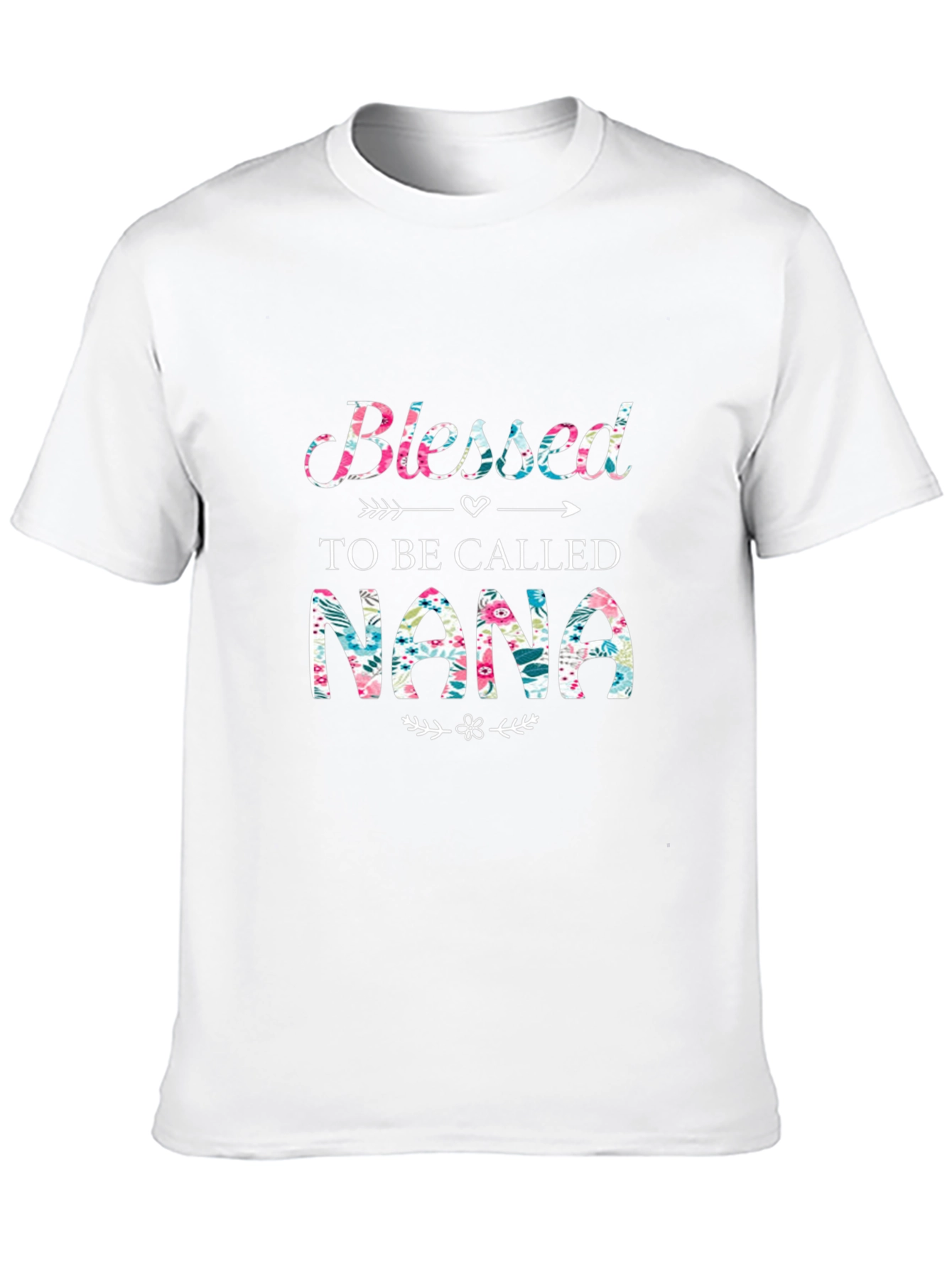Blessed Nana Floral T-Shirt