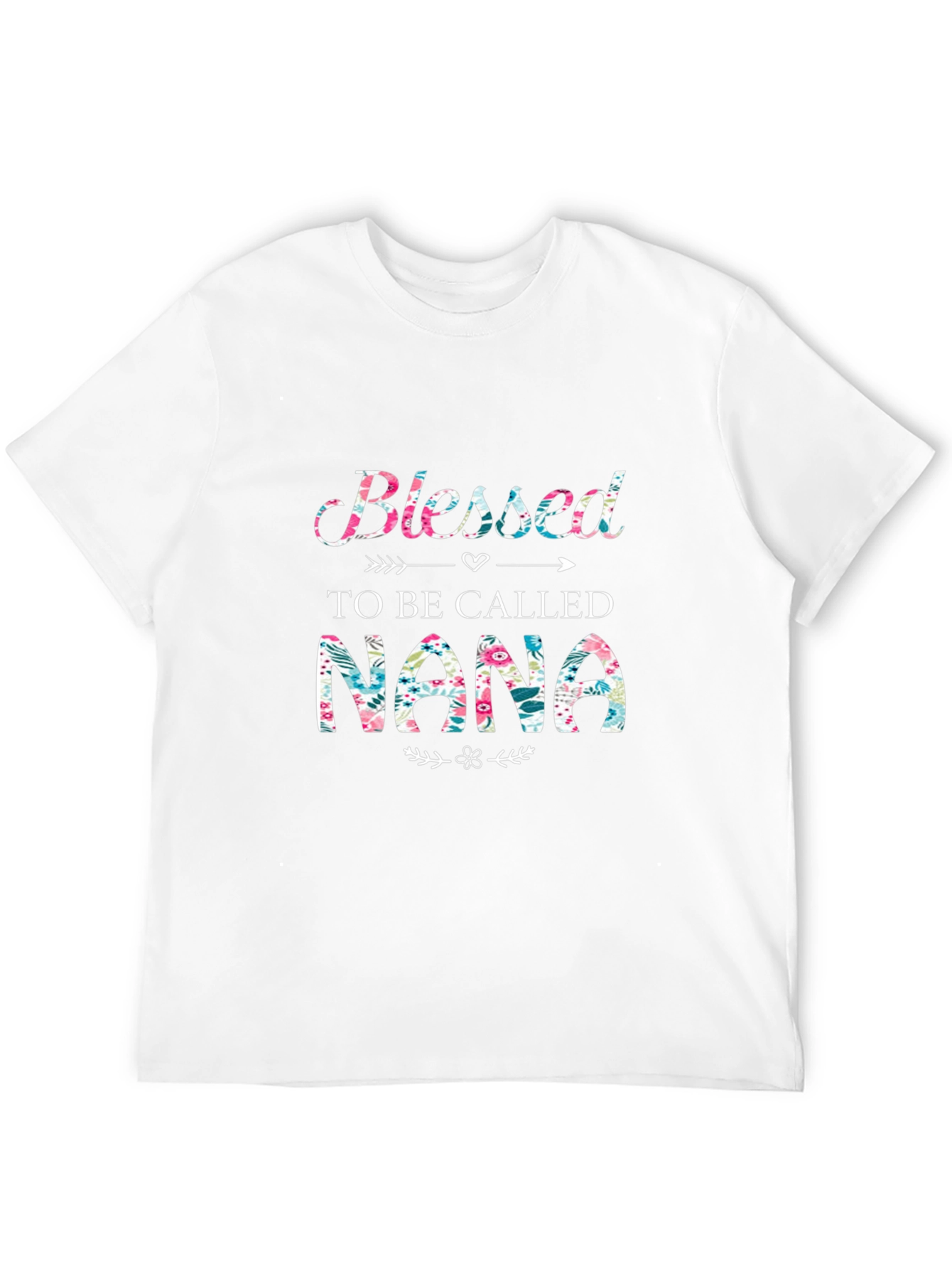 Blessed Nana Floral T-Shirt