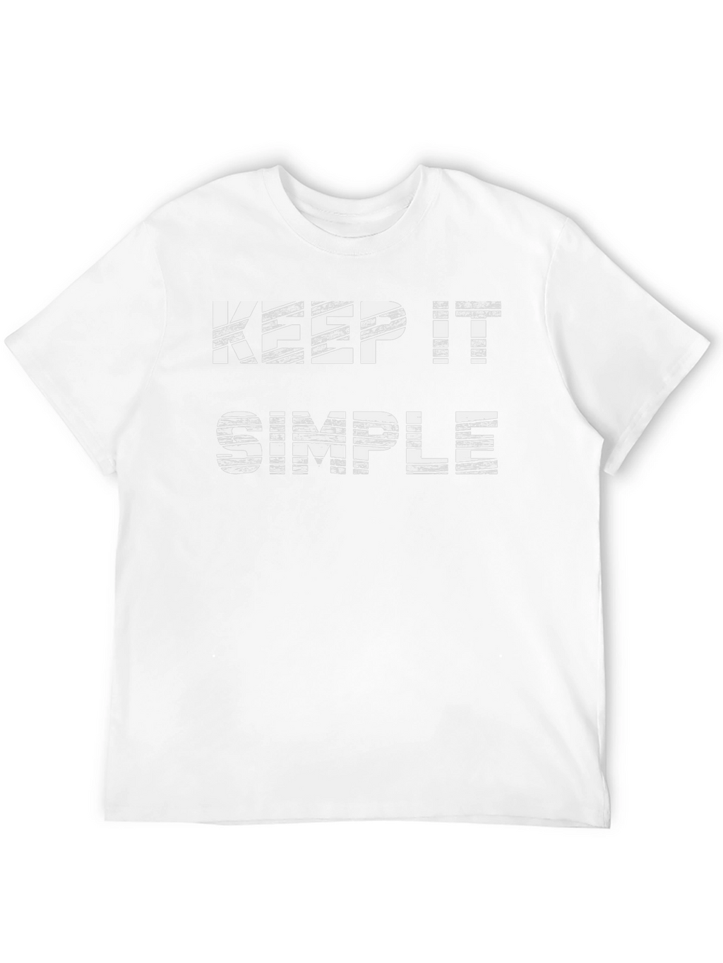 Keep It Simple T-Shirt - Black Graphic Tee