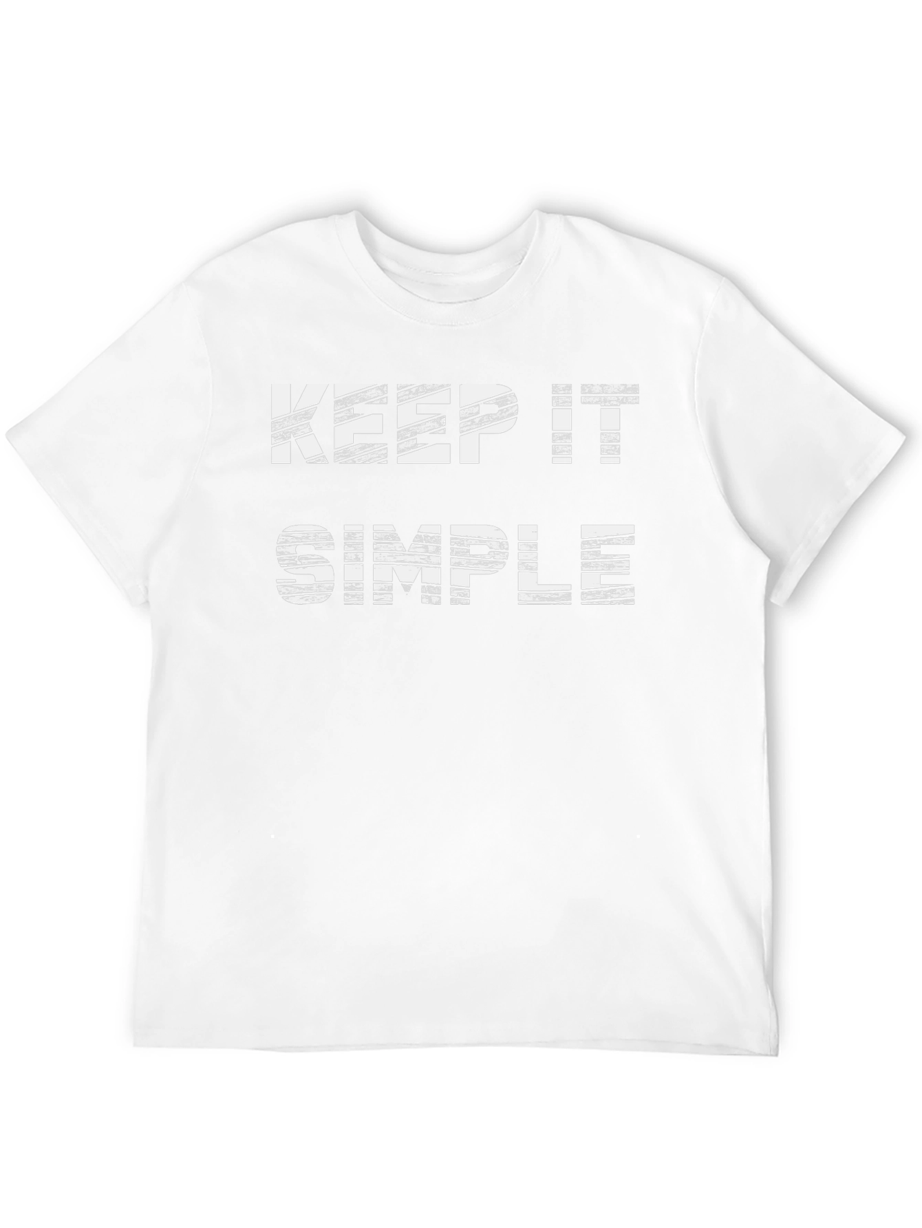 Keep It Simple T-Shirt - Black Graphic Tee