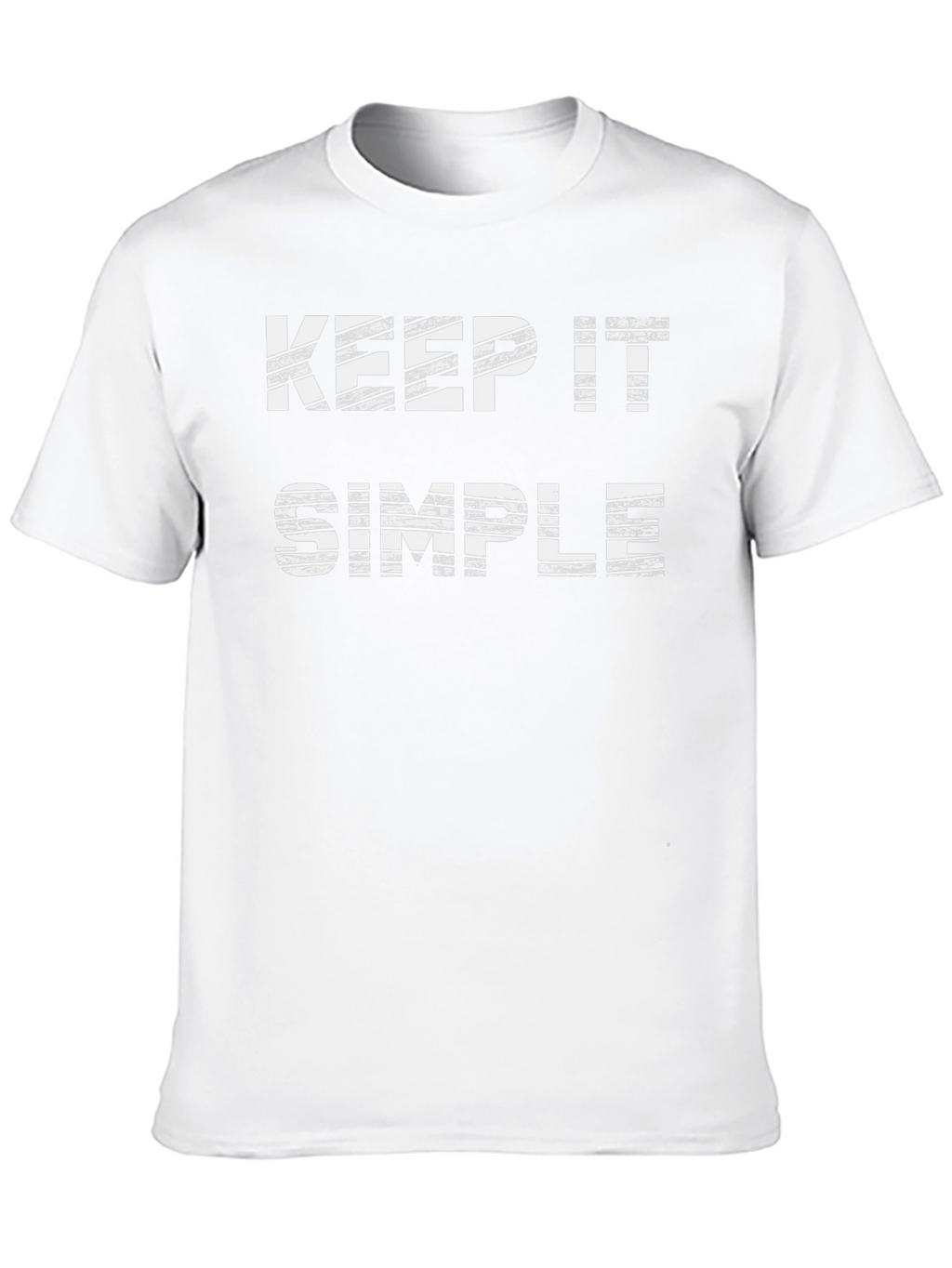 Keep It Simple T-Shirt - Black Graphic Tee