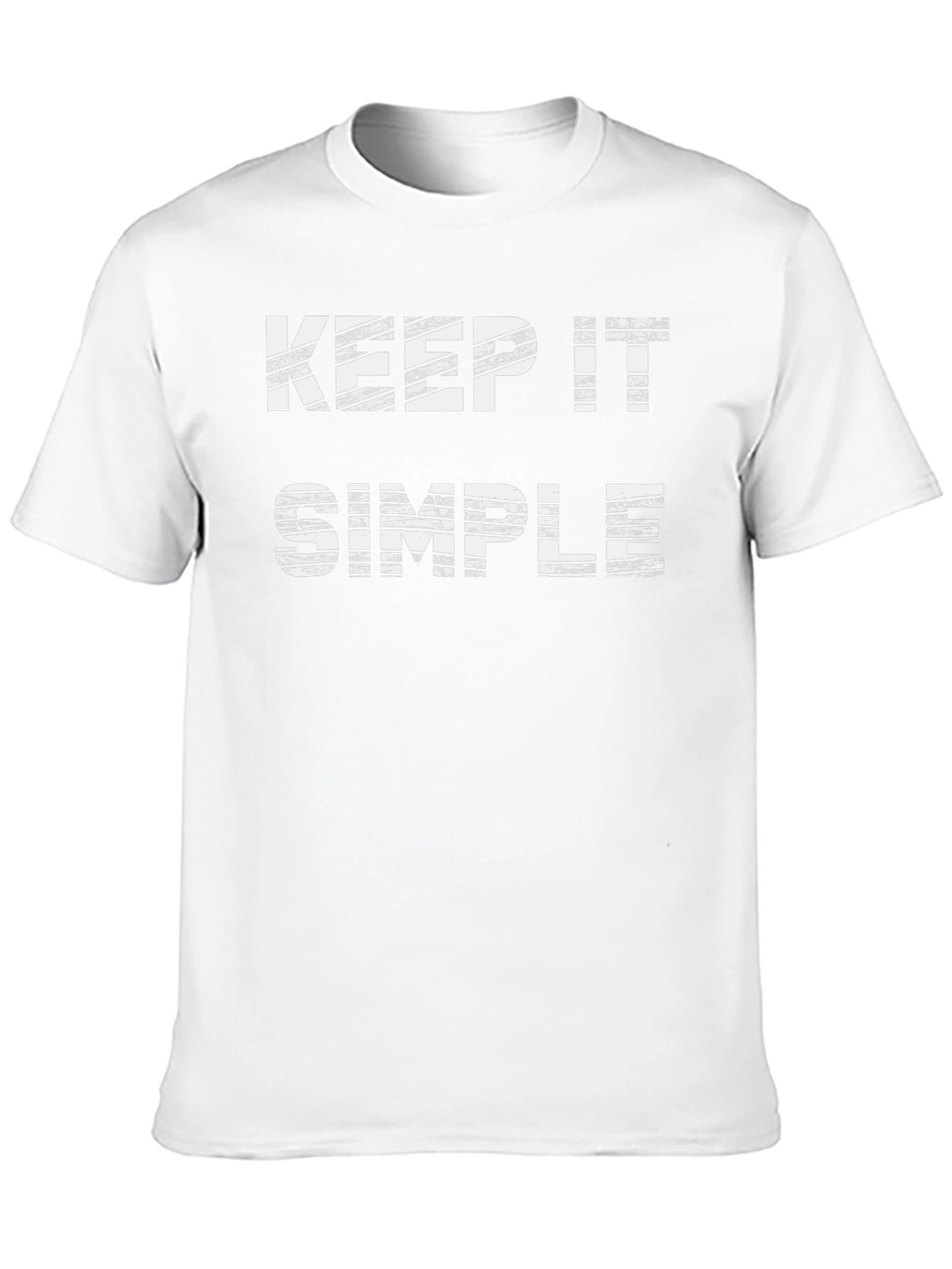 Keep It Simple T-Shirt - Black Graphic Tee