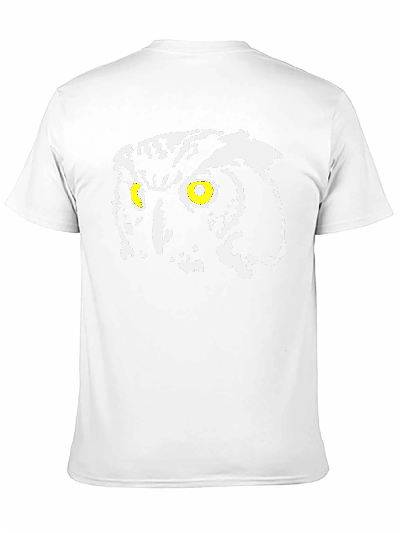 Owl Graphic Tee - Mens Black Cotton T-Shirt