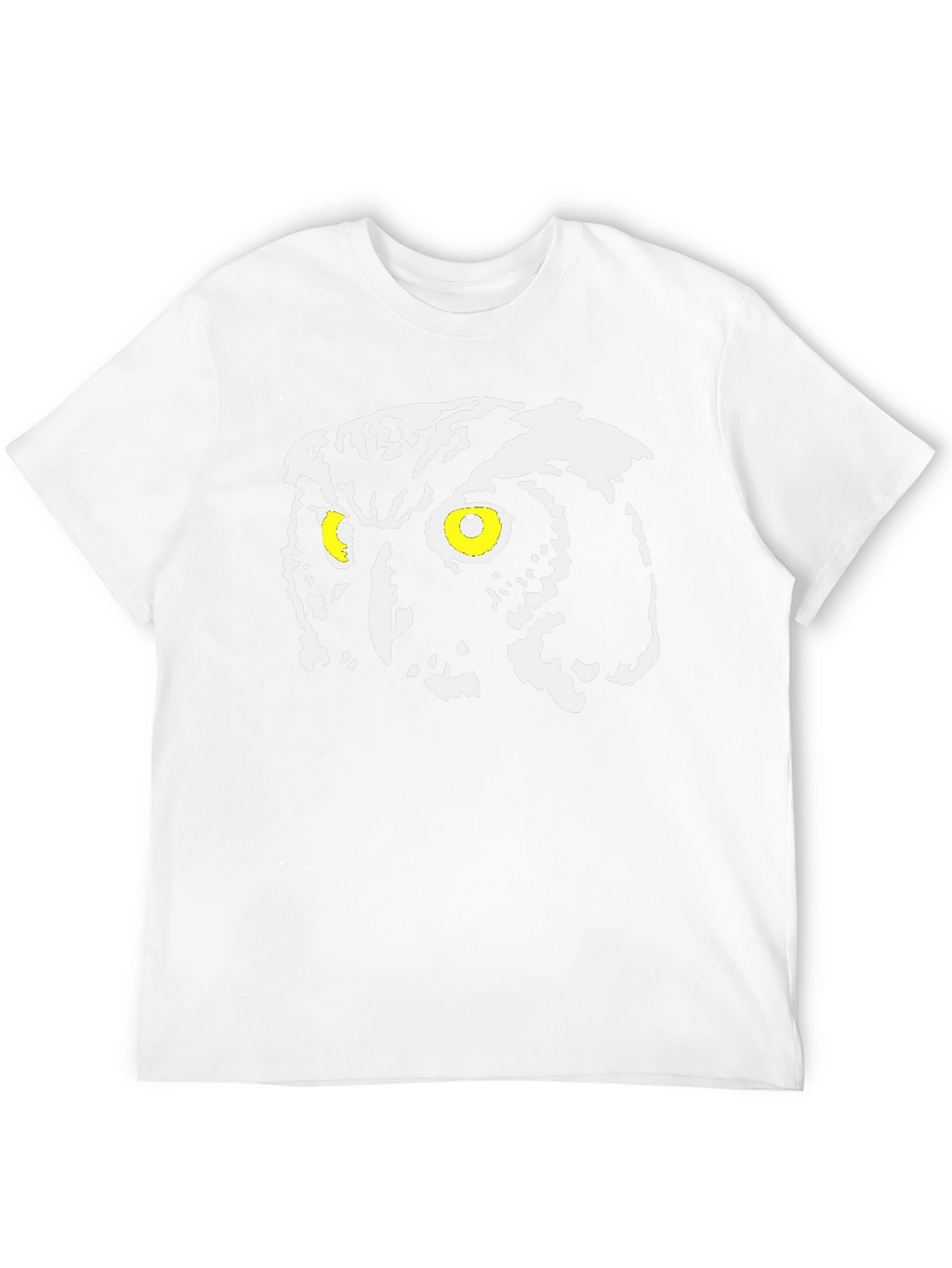 Owl Graphic Tee - Mens Black Cotton T-Shirt