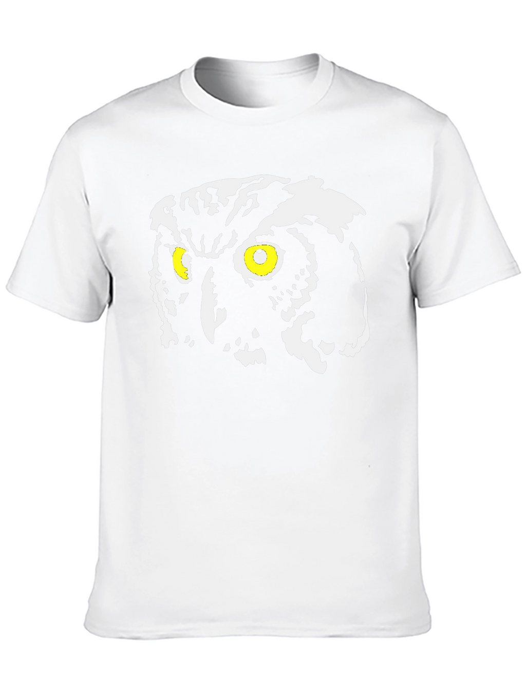Owl Graphic Tee - Mens Black Cotton T-Shirt