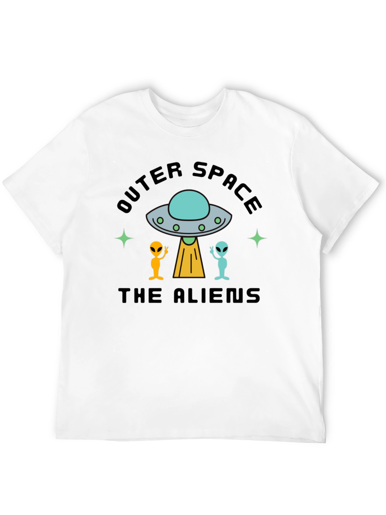 Outer Space Alien Graphic T-Shirt